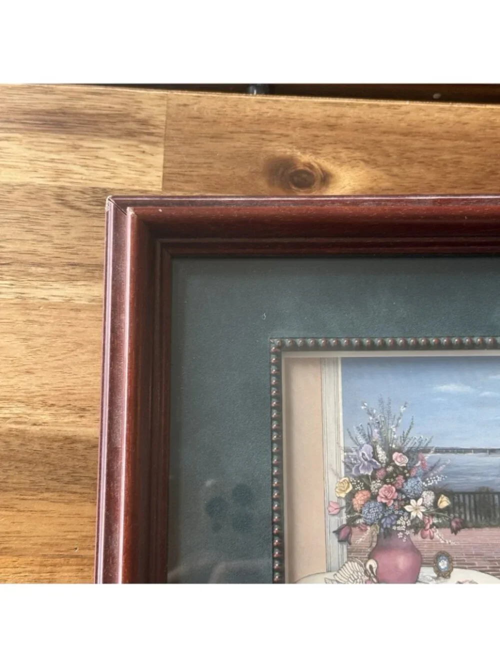 Louise Dunavant River Terrace Paint 11.5X9.5 Wood Frame Steamboat Mississippi TN